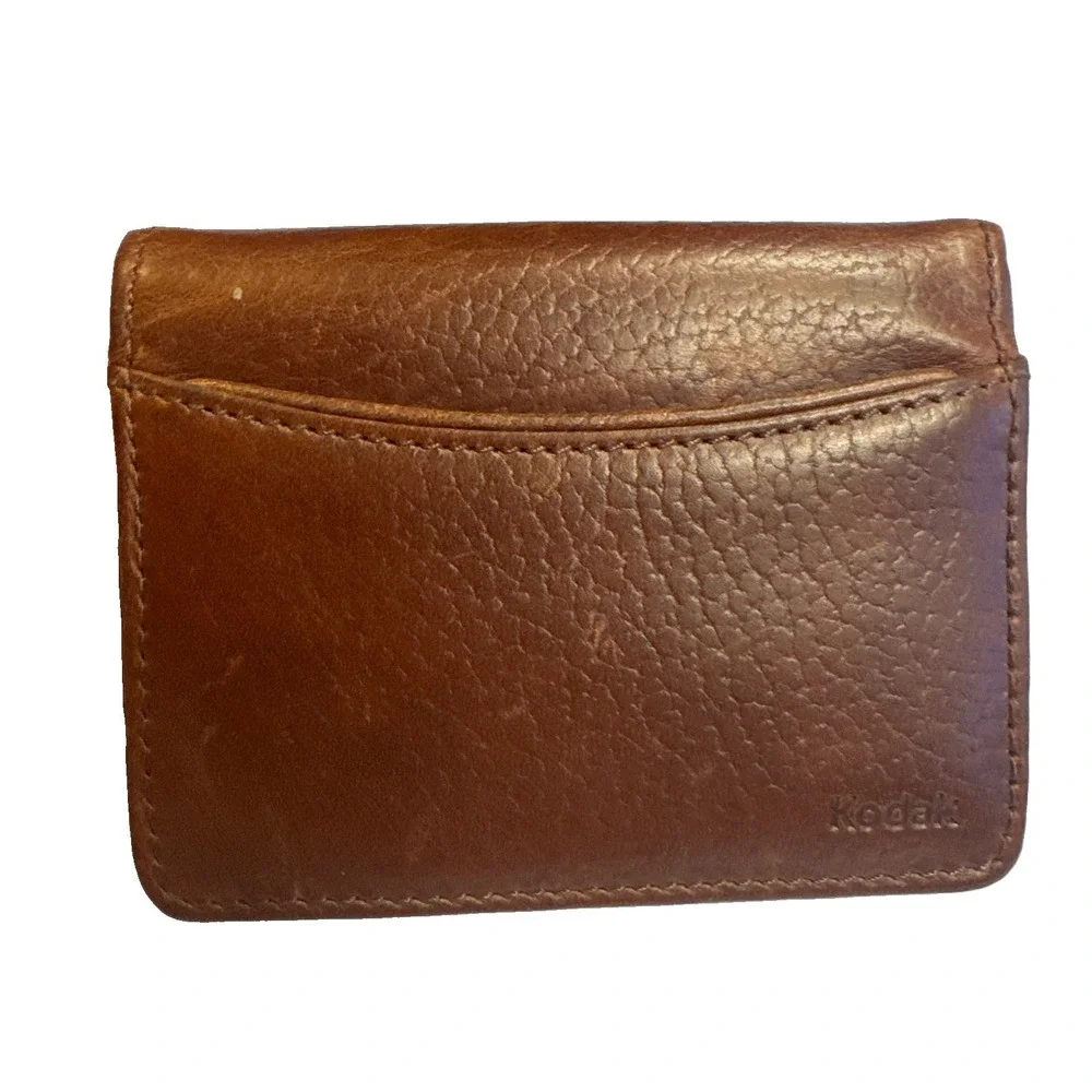 Kodak Leather Camera Case - Brown 3.25